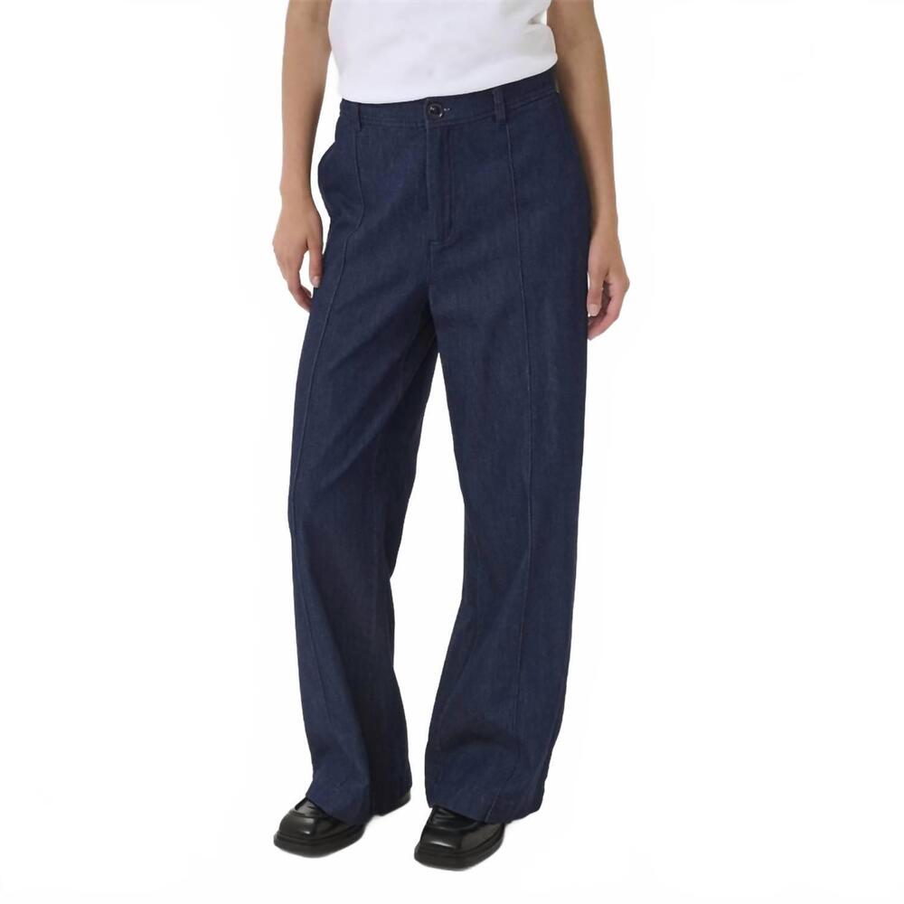 NEW PART TWO sarana jeans in rise blue denim